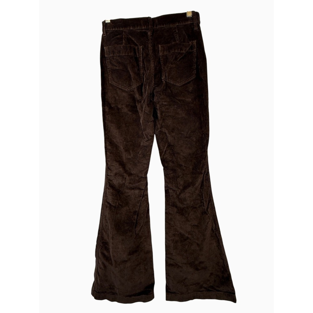 Madewell The Perfect Vintage Flare Corduroy Pants Size 26 Dark Coffee Brown - Picture 2 of 8